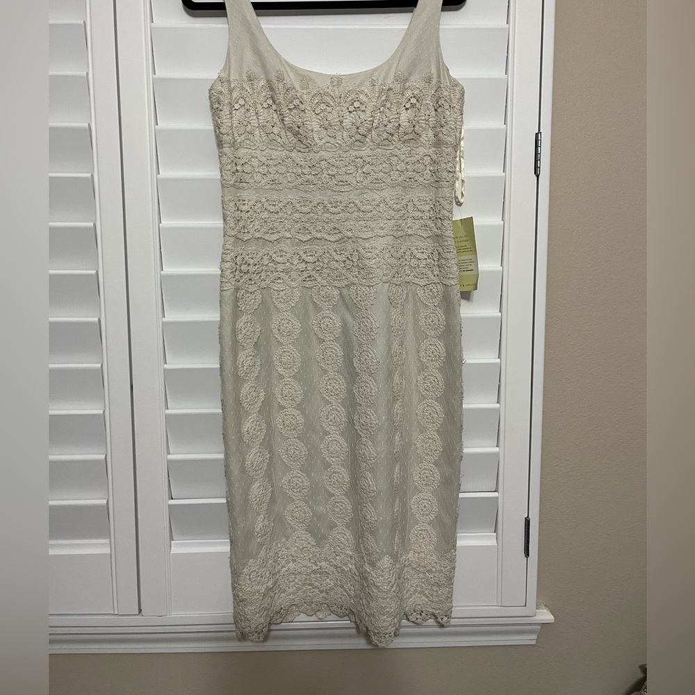 COPY - NWT Kay Unger Crochet Dress